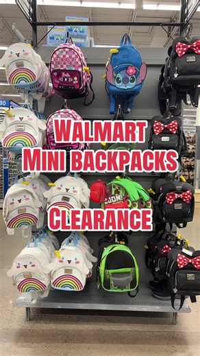 $5 Mini Backpacks Clearance at Walmart!