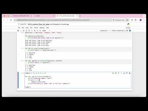 Python Crash Course - 2.2 For loop
