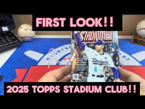 FIRST LOOK!! 2025 TOPPS STADIUM CLUB BLASTER BOX RIP!! ARE THEY WORTH THE PRICE!! #toppsstadiumclub