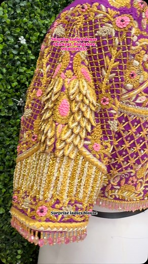 Visit today to customise your blouse 😊 Handwork blouse💜 This is customised ordered blouse . Order delivery period is 10 - 12 days 🤗 We take Emergency order which we delivery in 3-4 days⏰ (Emergency order is taken under special charges ) 📍Address : Surprise Ladies Blouse # 53 , Jayanth plaza , 2nd floor , v.s lane , opp to Sudarshan silks , Chickpet main road , Bangaluru -560053 Surprise Ladies Blouse (Chickpet Bangalore) ☎️99000 09033 ⏱️ Timing Monday to Saturday 10:30am to 8 pm Sunday 10:30