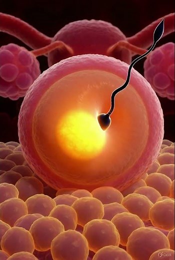 How Human Fertilization Happens | 3D Sperm Meets Egg Animation | AI Anatomy Explained