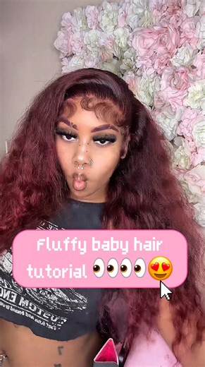 The Color Demon | Lace Junkie 👿 on Instagram: "Highly requested fluffy baby hair tutorial 😍😩. Reinstall on custom colored Amazon wig 👀. Deal or no deal ACTIVE until Dec. 31st. Check out my previous post for details 💕. 📆Limited availability this week + next week. One more spot for Christmas Eve, not working Christmas Day 🫶🏽. Link in bio to book, See you soon bae 💋."