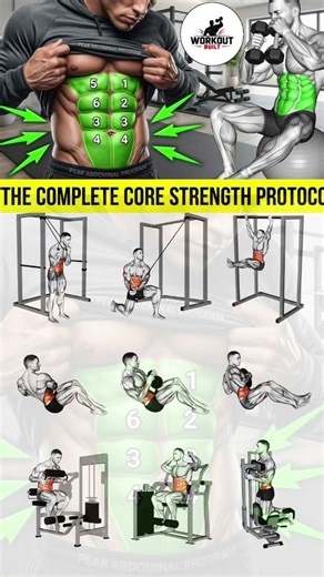 Complete Core Strength Workout 💪 | 6 Pack Abs Fast Home & Gym Routine