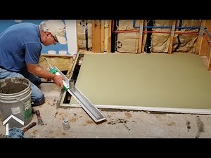 Building a Shower Floor - Hydro Ban Foam Board vs Traditional Shower Pan Membrane With Dry Pack