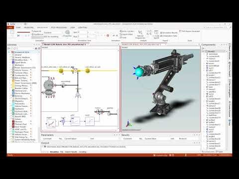 Robotic Arm MBS and Drive Simulation