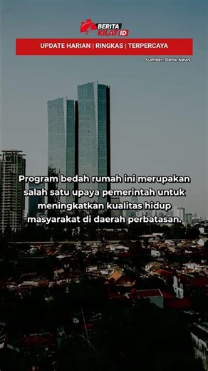 BNPP Bedah 15.000 Rumah Tidak Layak Huni | Berita Kilat #shorts