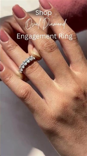 Oval Diamond Engagement Ring | Sparkle Test, Close-Up Details & Trending Oval Cut 2025 💍✨