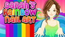 Play Sarahs Rainbow Nail Art | Free Online  Games. KidzSearch.com