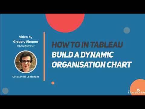 How to in Tableau in 5 mins: Build an Organisation Chart