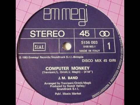 J. M. Band - Computer Monkey (Vocal) Rare Italo Disco 1983