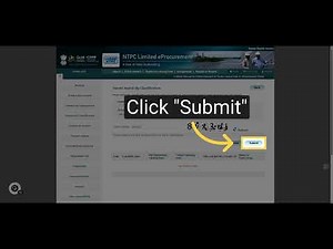 Tender on NTPC E-Procurement Portal