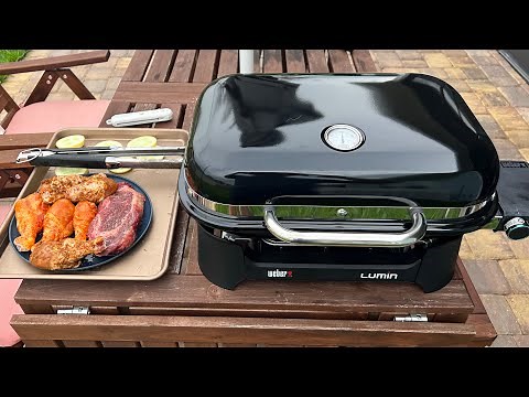 Grilling On The Weber Lumin Electric Grill