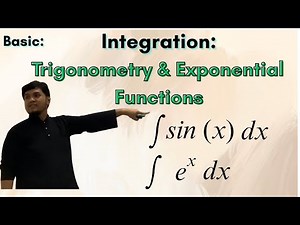 Integration of Trigonometric & Exponential Functions | Applying Substitution Method