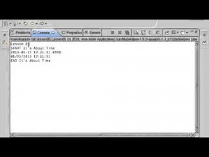 Essential EGL+Batch - Lesson 05 Timestamp