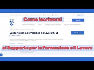 How to Enroll in the Training and Employment Support (SFL) - Tutorial