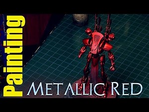 Painting Metallic Red