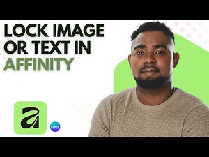 How to Lock Image or Text in Affinity | Keep Elements Fixed in Place (Easy Tutorial)
