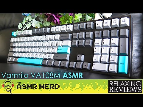 ASMR | Best Typing Sounds EVER? Varmilo MA108M Mechanical Keyboard w/ EC Sakura V2 Switches Review