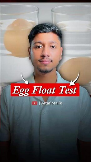 Egg Float test | Egg freshness test #egg #healthtips #fact #science #video #altafmalik