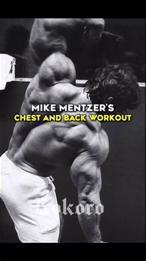 Mike Mentzer Back and pecs workout 🏋🏻.