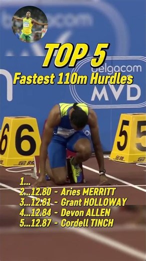 Top 5 Fastest 110 Metres Hurdles Ever in Sprinting History!