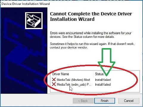 How to Fix USB Driver "Install Failed" Error in Windwos 7, 8, 10