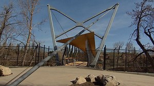 You can walk across the Zoo suspension bridge in Calgary now. | CBC Calgary