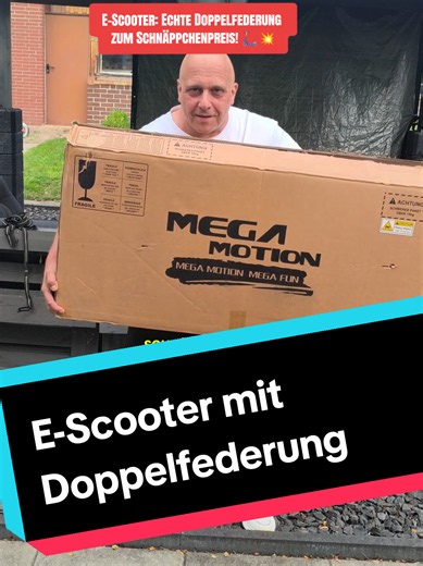 E-Scooter mit echter Doppelfederung zum Schnäppchenpreis! 💥 Vom Karton direkt auf die Straße: Der Mega Motion E-Scooter - E-Roller liefert dir dank doppelter Federung maximalen Fahrkomfort ohne Holpern. Straßenzulassung ist am Start und die praktische Lenkertasche gibt es direkt dazu. Ein absolutes Must-have Gadget für die City und den Alltag. Jetzt erst mal volltanken am Ladekabel! Sichere dir den Deal direkt unten im TikTokShop über den orangen Einkaufswagen! ​#NichtsHältMichAuf #TikTokMadeMe