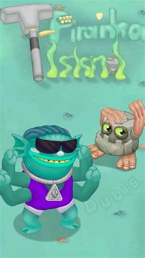 T-Power & Noggin on T-Pirainha Island! #msm #mysingingmonsters #tpain #tpirainha