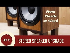 Rebuilding Sony Stereo Speaker Set Upcycle Project