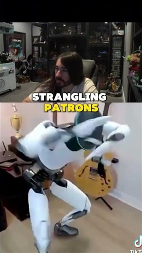 MoistCr1TiKaL reacts to Rogue Robot #moistcr1tikalreacts #moistcritical #penguinz0 #ai