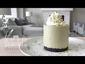 Keto Avocado Cheesecake