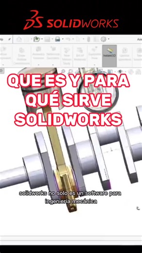 SolidWorks para principiantes #solidworks #solidworkssoftware #cursosolidworks #diseñador #ingenieria #ingeniero #ingenieroindustrial #ingenieromecanico #designer #diseñomecanico #modelado3d #diseño