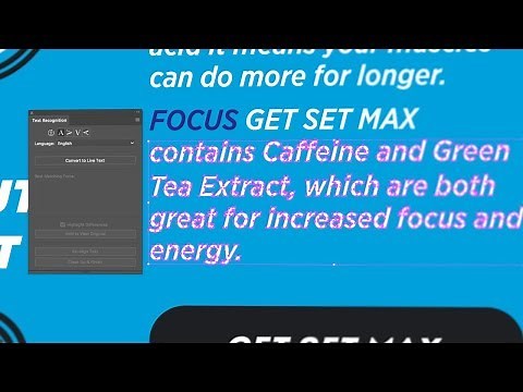How to work with OCR in Illustrator? Use the Text Recognition plug-in!