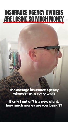 Insurance agency owners — how much money are you actually losing? The average agency misses 7+ calls