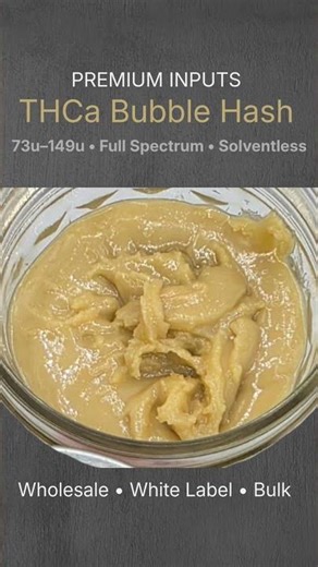 Full Spectrum Bubble Hash | Wholesale Ice Water Hash (73u–149u)