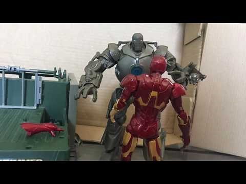 IRON-MAN VS IRON MONGER STOP MOTION