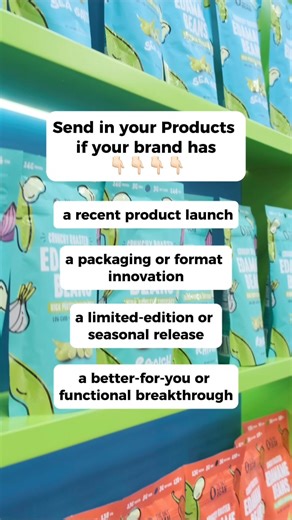 We’re opening the floor to the innovators! Candy & Snack TODAY is now featuring new product launches and breakthrough formats across the category, and we want to hear from you. If your brand has: ✔ a recent product launch ✔ a packaging or format innovation ✔ a limited-edition or seasonal release ✔ a better-for-you or functional breakthrough 📩 Submit your product here: https://www.cognitoforms.com/candyandsnack/NewProduct | Candy & Snack TODAY