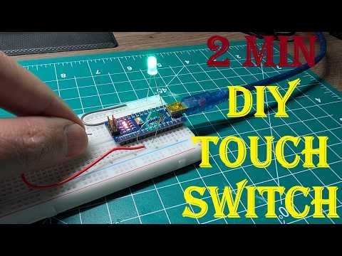 DIY Touch Sensor #arduino