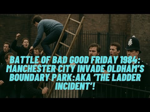 Battle Of Bad Good Friday 1984 : Man City Invade Oldham's Boundary Park : AKA 'The Ladder Incident'!