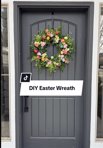 Create a Colorful Easter Egg and Floral Wreath