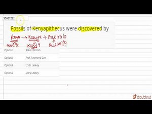 Fossils of Kenyapithecus were discovered by