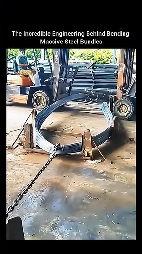 The Incredible Engineering Behind Bending Massive Steel Bundles.