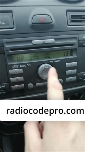 Ford Fiesta 2006 Radio Code – Quick Unlock Tutorial 🚗🔓 #Shorts