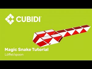CUBIDI Magic Snake Tutorial – How To – 24 – Anleitung Löffel Magic Snake Puzzle