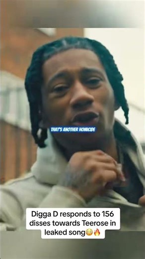 Digga D responds to the disses about Teerose #ukdrill #lildurk #diggad #abzsav #viral #rack5 #fredo
