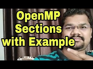 OpenMP Sections | OpenMP Section Example | OpenMP Parallel Sections