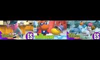 Mix of 3 videos from youtube : Los backyardigans en ingles y español