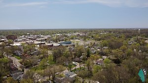 Day to night in just seconds! Timelapse of totality today by drone. Watch the full video, with more to come on our Youtube! ☀️🌗🌑 📍 Mount Vernon, IL | Illinois Storm Chasers