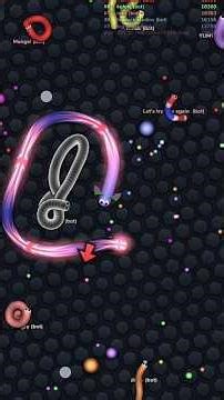 USA Slither Snack Easy Trap | Worms Zone #shorts #wormszone #gaming